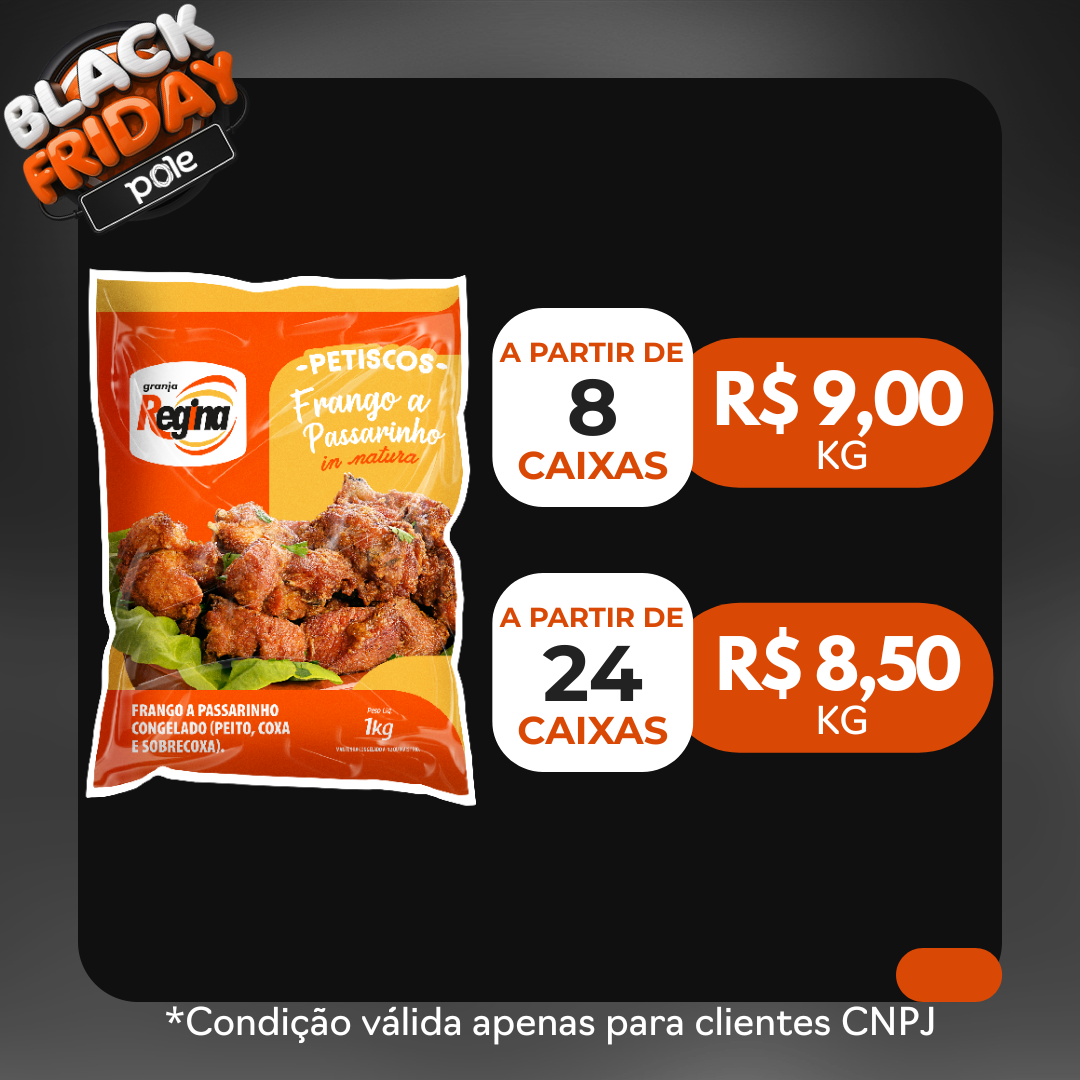 Frango a Passarinho Cong 1kg - Granja Regina